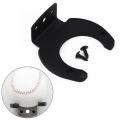 Black Baseball Bat Two Ways Wall Racket Mount Bracket Vertical Tennis Universal Mini Display Softball Durable.