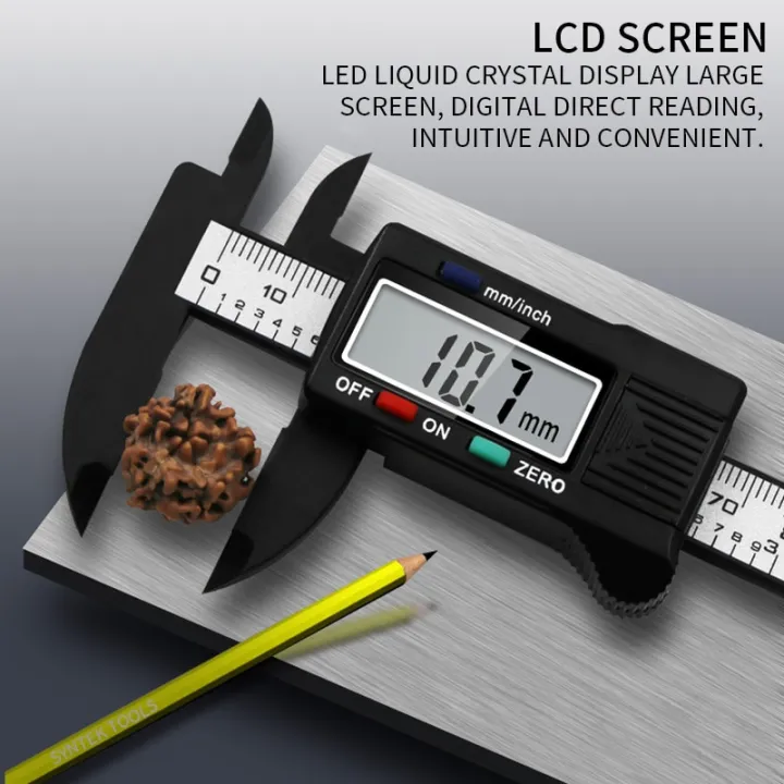 Stainless%20steel%20metal%20shell%20digital%20caliper%200-150mm%20measuring%20tool%20color%20display%20Lcd%20Digital%20Electronic%20Carbon-0-150mm%20-%20Image%203