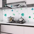 kitchen Self -stick high -temperature 1 )1 Piece  দৈর্ঘ্য =39 inch /প্রস্থ =18 inch, 2)1piece দৈর্ঘ্য= 40 inch /প্রস্থ =24 inch, aluminum foil oilproof waterproof  fireproof wallpaper Oily wall for kitchen wall sticker. 