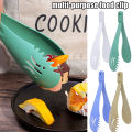 Gadgets Silicone Non-Slip Food Tong Kitchen Tongs utensil Cooking Tong clip Clamp BBQ Salad Tools Grill Kitchen Accessories. 