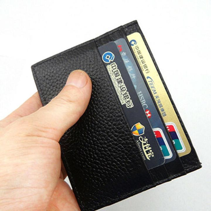 Genuine Leather Credit and Visiting Card Holder - Wallet For Men