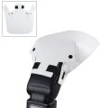 Universal Flash Light Speedlite Bounce Reflector Diffuser(White). 