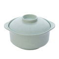 GC Wheat Straw Household Bowl Anti-scalding Anti-overflow Bowl With Lid Tableware For Food Soup Salad Noodles. 