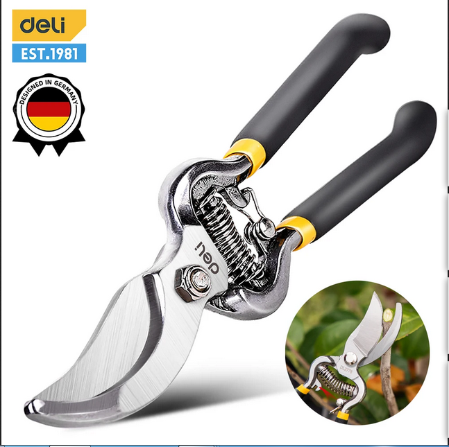 Pruning%20Shear%20Scissors%208"%20Stainless%20Steel%20Gardening%20Hand%20Pruner%20-%20Image%204
