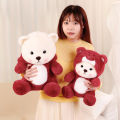 Tik Tok transforms into teddy bear doll plush toy cute blush bear doll doll gift wholesale for women. 