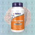NOW L-Theanine – 100 mg – 90 Veg Capsules – with Decaf Green Tea – for Stress Management & Relaxation Support. 