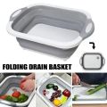 Domo Secret Chopping Board Folding Drain Basket Multifunction. 