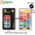 Keep Smiling Water Colours Cake Paint 36 Color Box For Professional Watercolor Painting - Water Color.