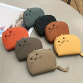 Cartoon Cat Wallet for Women – Cute Faux Leather Coin Purse with Multi-Card Slots, Creative ID Card Holder, Fashionable Small Clutch.