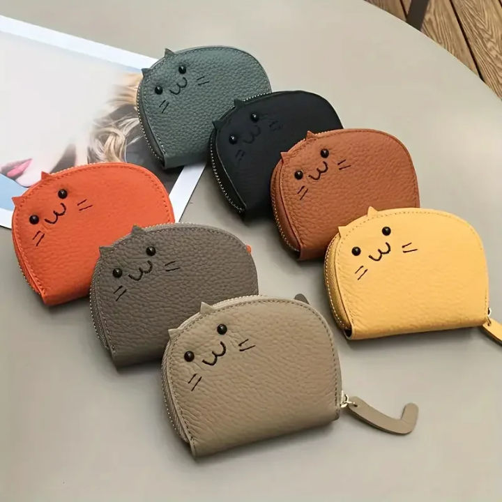 Cartoon%20Cat%20Wallet%20for%20Women%20%E2%80%93%20Cute%20Faux%20Leather%20Coin%20Purse%20with%20Multi-Card%20Slots,%20Creative%20ID%20Card%20Holder,%20Fashionable%20Small%20Clutch%20-%20Image%202