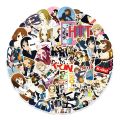 10/30/50PCS Animation K-ON Graffiti Waterproof Sticker Cartoon Cute Character Hand Account Water Cup Skateboard Helmet Wholesale.