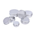 5Pcs Aluminum Mini Round Tin Metal Container Bottles Storage Jar Screw Lids Box. 