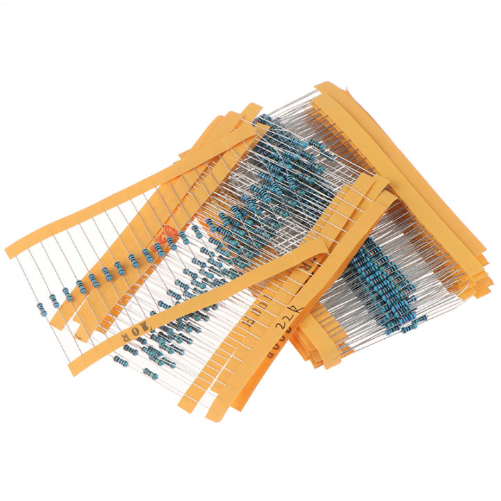 600Pcs%2030%20Kinds%20Value%20Metal%20Film%20Resistor%20pack%201/4W%201%25%20Resistor%20Assorted%20Kit%20Set%20Hudduo%20-%20Image%204
