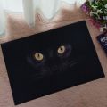 Lovely Cool Black Cat Mat Living Room Bedroom Rug Cat Floor Mats Carpet Non-slip Mats High-density Memory Sponge Effectively Alleviate Feet Pressure(Size:40x60cm/45x70cm/45x75cm/60x90cm). 