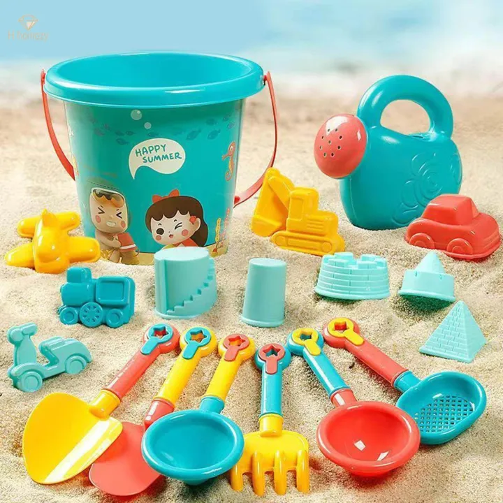 18%20Pieces%20Beach%20Sand%20Toys%20Set%20Sand%20Castle%20Sandbox%20Toys%20for%20Party%20Favors%20Kids%20-%20Image%202