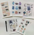 Printed Sticker sheets A5 size (5pc). 
