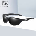 LouisWill Polarized Sports Sunglasses Unbreakable Frame Classical Fashion Glasses UV400 Sunglasses Outdoor Activities Driving Fishing Racing Eyewear Non-slip Temples Sun Glasses.