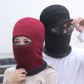 Men Women Winter Knitted Hat Warm Brim Winter Beanies Hats For Men Keep Face Ear Warm Cap.
