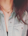 Simple Fashionable Necklace Necklace- Fashion Chain Locket.