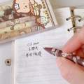 6Pcs/set 0.5mm Neutral Pen Korean Style Simple Cute Super Cute Creative Ins Style Student Black Pen Office Stationery.