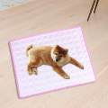Dog Cooling Mat Dog Bed Sleeping Pad Cooling Cushion for Car Puppy Floor Outdoor , pink XL. 