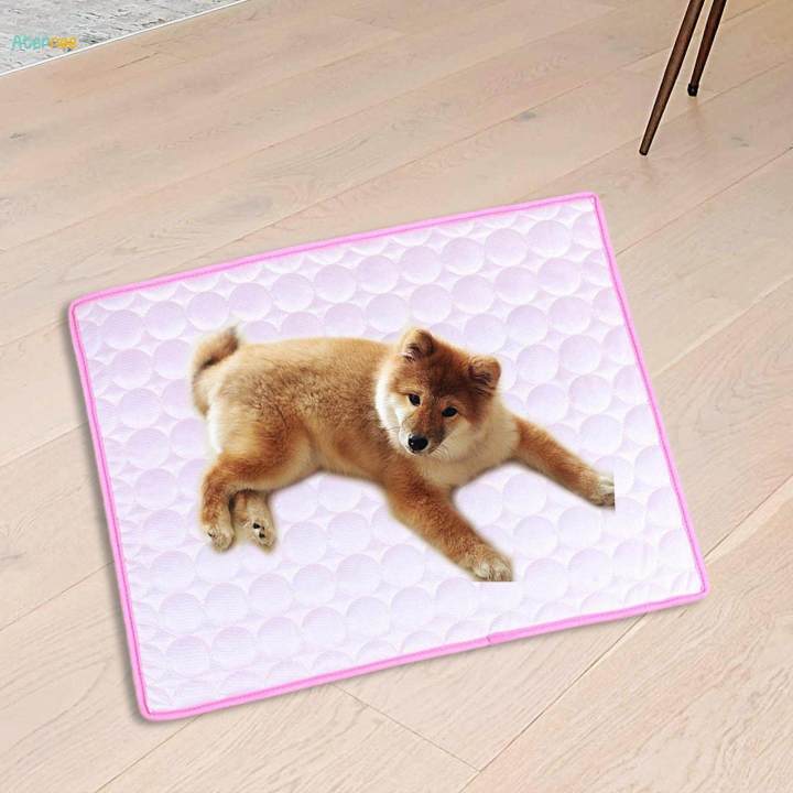 Dog%20Cooling%20Mat%20Dog%20Bed%20Sleeping%20Pad%20Cooling%20Cushion%20for%20Car%20Puppy%20Floor%20Outdoor%20,%20pink%20XL%20-%20Image%202