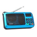 Rolton W405 FM Digital Radio Portable USB Wired Computer Speaker HiFi Stereo Rece-iver W/ Flashlight Display Support TF Music Play.
