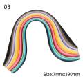 260pcs 3mm/5mm/7mm/10mm 26 Colors Paper Quilling Paper DIY Origami Tool Pressure Relief Gift Origami Handmade Craft Paper. 