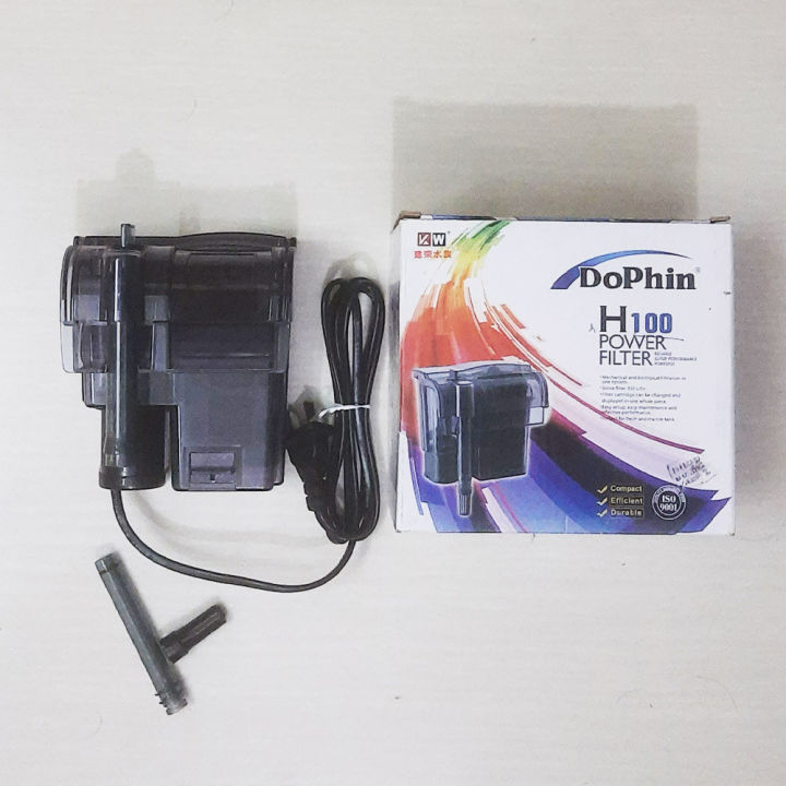 DoPhin H100 Hang On Back/Hob Filter For Aquarium Mechanical and