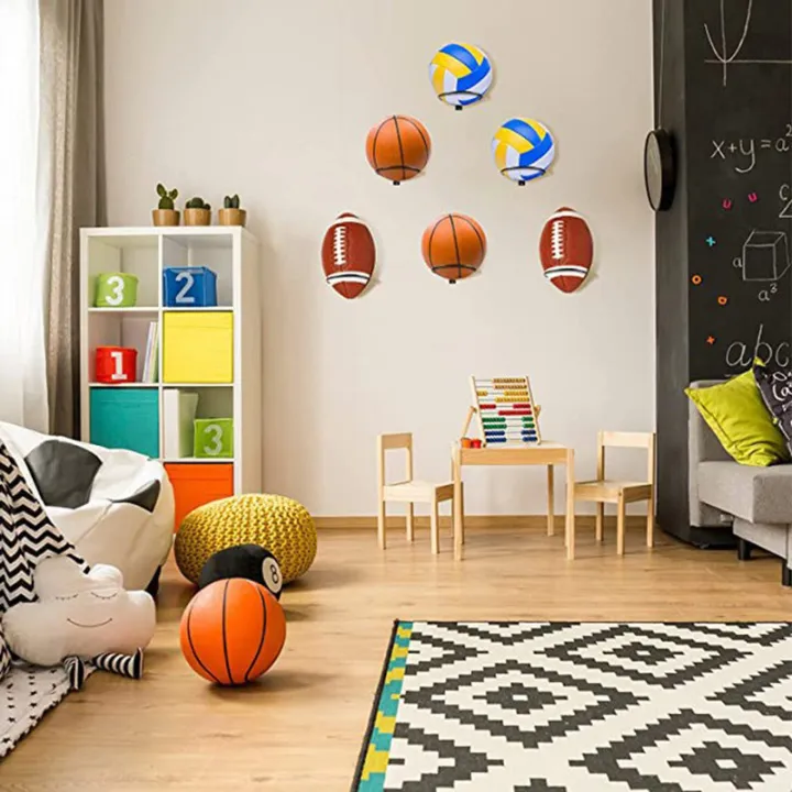 3pcs%20Basketball%20Volleyball%20Soccer%20Display%20Holders%20Home%20Ball%20Rack%20On%20The%20Wall%20Ball%20Rack%20Put%20The%20Ball%20Rack%20Football%20Display%20Racks%20SnowWhite%20-%20Image%204
