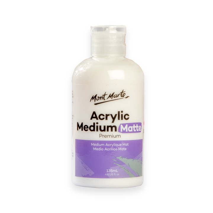 Mont Marte Acrylic Medium - Matte 135mls