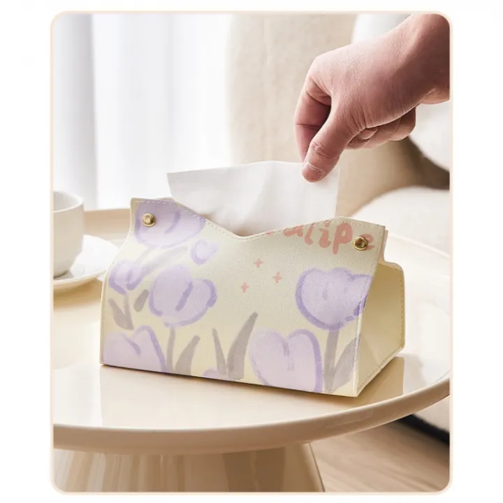 Leather%20Tulip%20Drawer%20Modern%20Tissue%20Box%20Creative%20Napkin%20Case%20Home%20Decoration%20Office%20Desktop%20Ornaments%20Simple%20Tissue%20Storage%20-%20Image%205