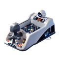 GC Kids Electric Pinball Machine Rechargeable Interstellar Pinball Game Machine With Moving Target Music For Boys Girls. 