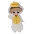10cm 1:12 BJD Girl Doll with Dress 3D Eyes Cute Makeup for Girl Gifts Toy. 