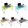 Purpose Portable Laptop Table, Study table, Bed Table, Breakfast Table with Dock Stand and Foldable/Ergonomic & Rounded Edges/Non-Slip Legs - Smart  Multifunctional. 