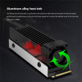 M.2 2280 SSD PCI-E NVMe Solid State Hard Disk Radiator Cooler.