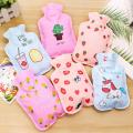 Multicolor small hot water bag for children.
