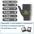 Disposable Nitrile Gloves White Latex Free Powder-Free Glove Small Medium Large S M L Black Woman Man Work Hand Protection.