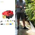 Electric High Pressure Washer 12mpa 2 M Water Inlet Tool Hand Carry 10M Water Washing Machine Power Washer For Cars.