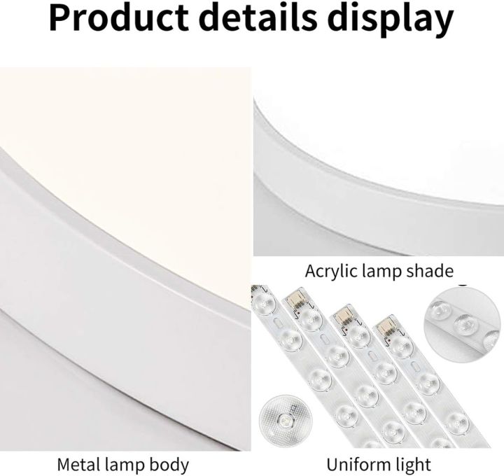 LED%20Ceiling%20Light%20Round%20Ultra%20Slim%2024%20W%20Diameter%2030%20x%204%20cm%20Warm%20White%203000%20K%20Lamp%20for%20Living%20Room%20Bedroom%20Office%20Kitchen%20Office%20(White)%20-%20Image%205