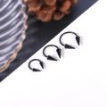 ZS 16G Cone Septum Ring Stainless Steel Horseshoe Nose Piercing Spike Lip Rings Black Color Tragus Helix Earring Body Jewelry. 