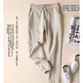 2022 Elegant Cotton Linen Pants Women Fashion Harajuku Lady Formal Pants Large Size S-5XL Famous Brand Linen Trousers Female. 