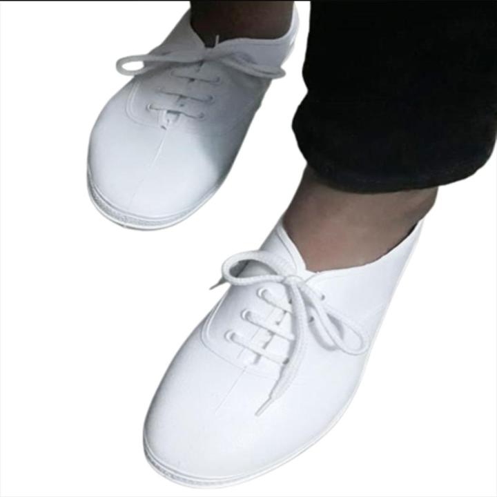 White rubber shoes-Pt shoes-Waterproof footwear -School Shoe