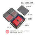 Document storage box, household multi-layer certificate, passport card holder, multi-functional archive document storage bag, family storage bag. 