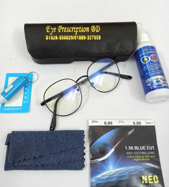 New%20metal%20round%20shape%20luxurious%20frame%20and%20blue%20cat%20glass%20UV%20420%20Anti%20Blue%20blue%20light%20protection%20-%20Image%202