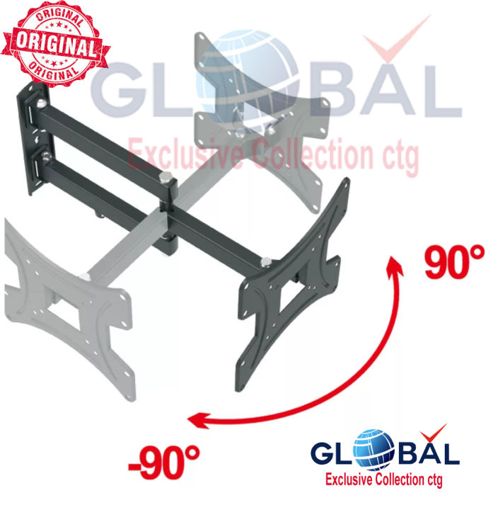 32%20To%2055%20inch%20LED/LCD/PLASMA%20Flat%20Panel%20TV%20Wall%20Moving%20Mount%20-%2014%20To%2055%20Inch%20-%20Black%20-%20Image%203