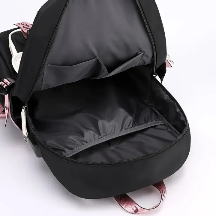 Fengdong%20large%20school%20bags%20for%20teenage%20girls%20USB%20port%20canvas%20schoolbag%20student%20book%20bag%20fashion%20black%20pink%20teen%20school%20backpack%20-%20Image%204