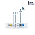 MARSRIVA KP4 10000mAh Smart Mini Router DC UPS 18Watt with 3 DC Output, 1 USB & 1 Type C Output.