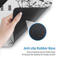 【7Rings Store】（NEW）Black and White Cherry Blossom Gaming Mouse Pad,Large Mouse Mat Desk Pad, Stitched Edges Mousepad, 31.5 x 11.8 Inch. 