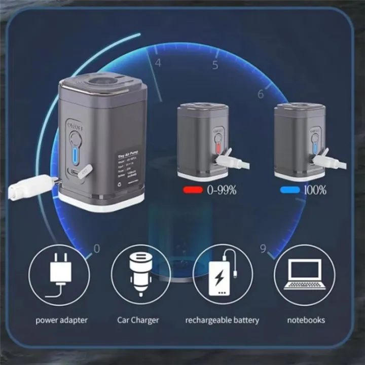 Mini%20Rechargeable%20Air%20Pump%20with%20Dual%20Functionality%20for%20Inflatable%20Beds%20and%20Camping,%20Portable%20Lamp%20Included,%20Grey%20-%20Image%204